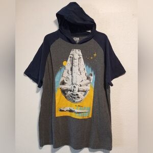Star Wars Millenium Falcon Hooded Tshirt